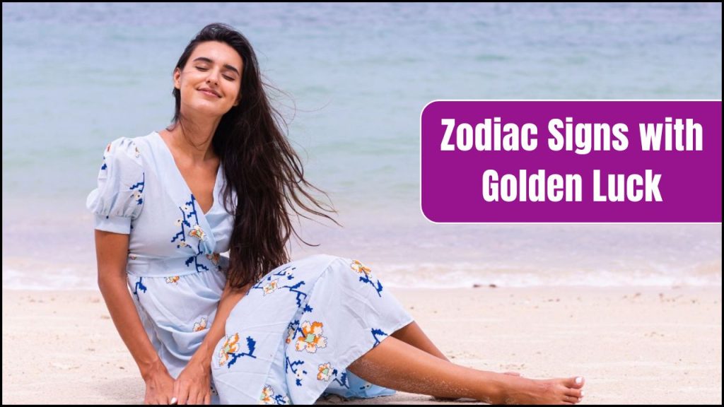 Zodiac Signs with Golden Luck